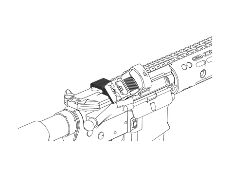 Universal 45° Offset Red Dot Sight Mount