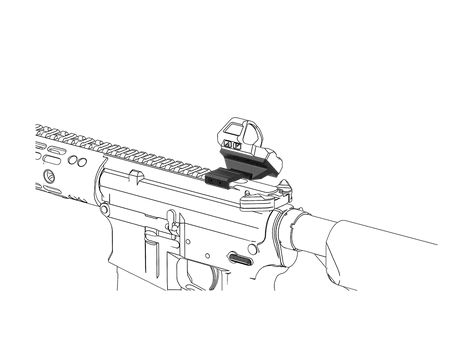 Universal 45° Offset Red Dot Sight Mount