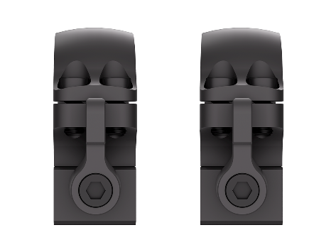 30mm St Weaver Quick Rings 0.8in Low