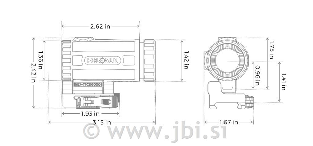 Holosun Magnifier HM3XT