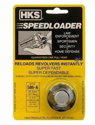 Speedloader HKS 586 .38/.357 S&W "L" Frame, GP100