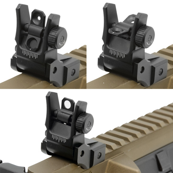 UTG Low Profile Flip-up Rear Sight