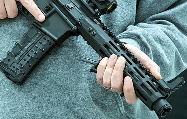 UTG® Ultra Slim Angled Foregrip, M-LOK®, Matte Black