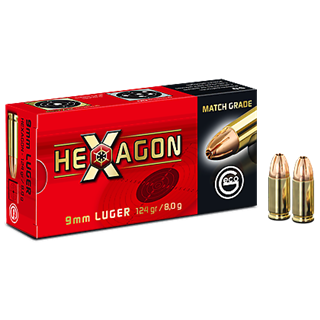 Geco 9 mm Luger HEXAGON 8g