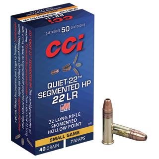 CCI .22LR Quiet-Q22 2,59g/40gr HP 50/1