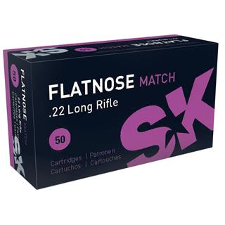 SK Lapua Flatnose Match .22LR 40gr 50/1