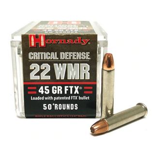 H .22 WMR 45gr FTX Critical Defense 50/1