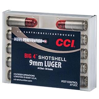 CCI 9mm Luger Shotshell 2,91g 4Shot 10/1