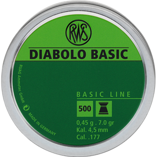 Rws Diabolo Basic 4,5mm 0,45g 500/1