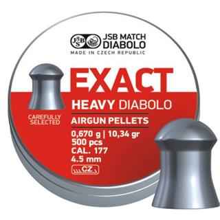 Diabole JSB Exact Heavy 4,5mm 0,670g/10,34gr 500/1