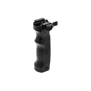 UTG® D Grip® with Ambi. Quick Release Deployable Bipod, Black
